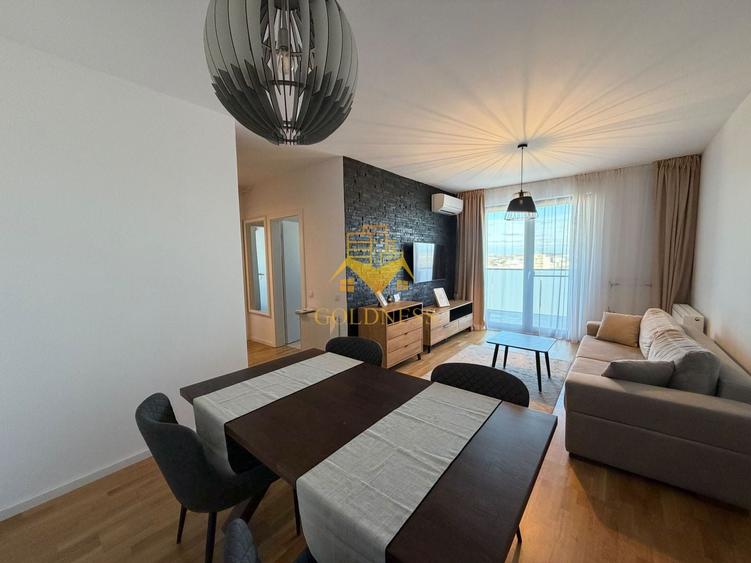 Apartament cu 2 camere semidecomandat, mobilat în Între Lacuri