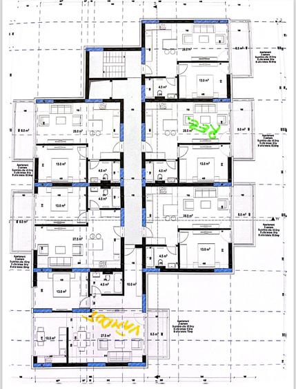 Apartament cu 2 camere decomandat în Central