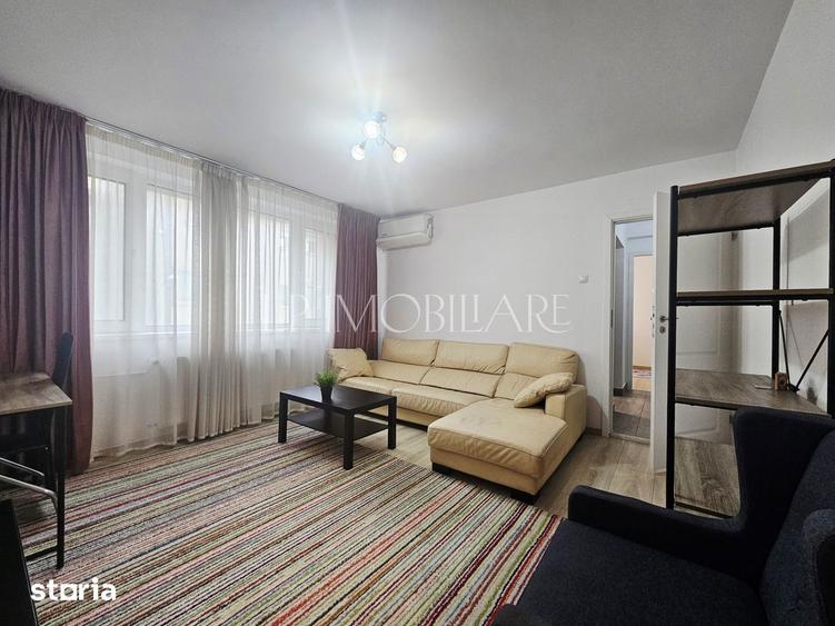 Apartament cu 3 camere, mobilat în Grivița