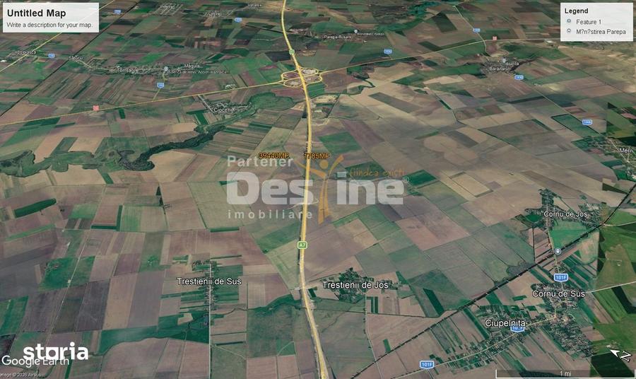Teren de 41225 mp, în Dumbrava