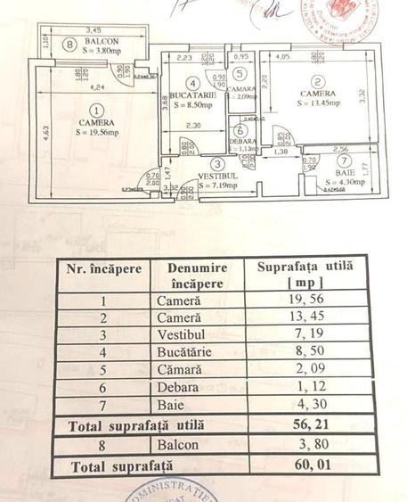 Apartament cu 2 camere decomandat, mobilat în Vitan Mall