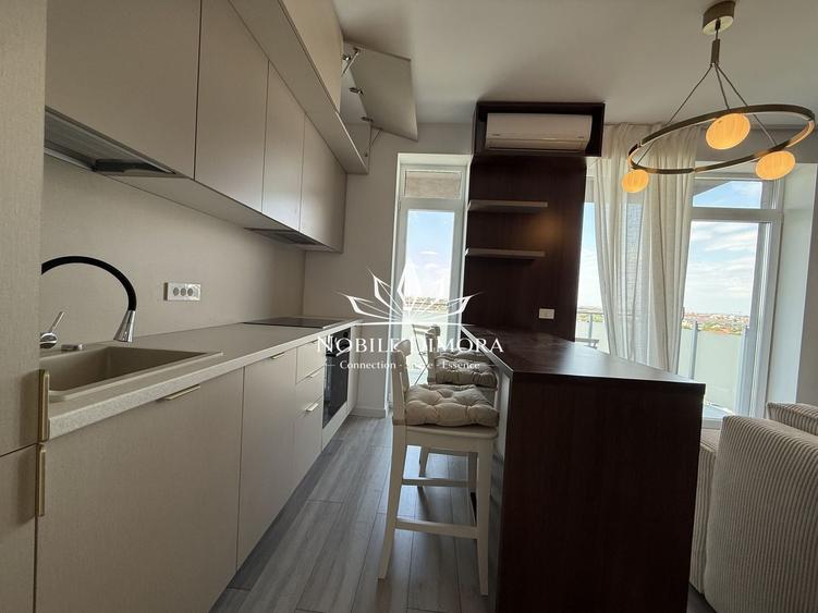 Apartament cu 2 camere semidecomandat, mobilat în Take Ionescu