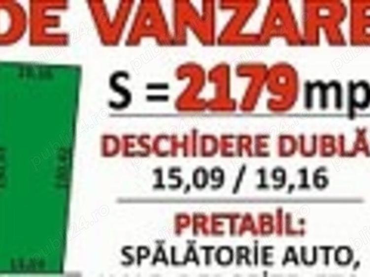 Teren de 2179 mp, în Splaiul Unirii