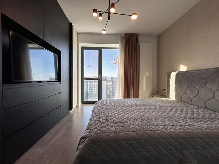 Apartament cu 2 camere semidecomandat, mobilat în Aviației