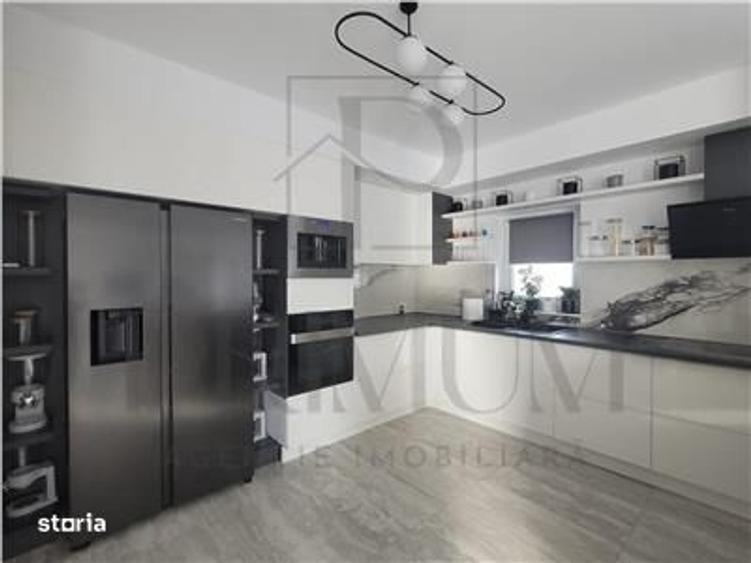 Casa individuala moderna - zona M City - mobilata - utilata teren 700m - 5