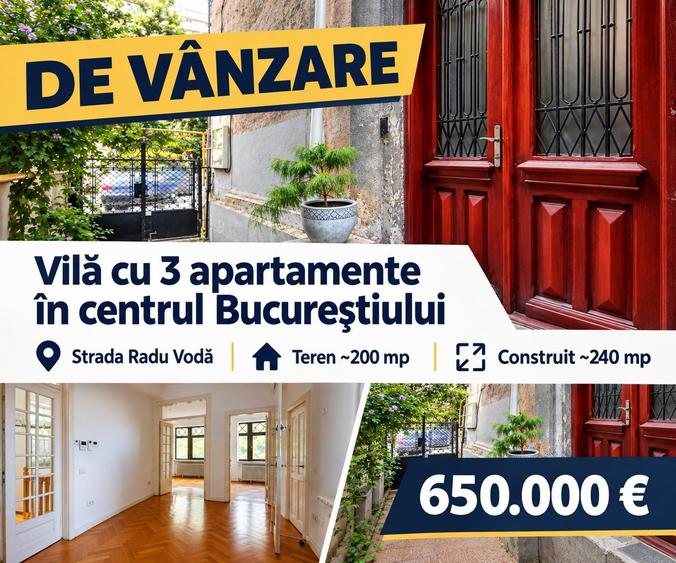 Casă cu 7 camere cu Teren 200 Mp în Unirii