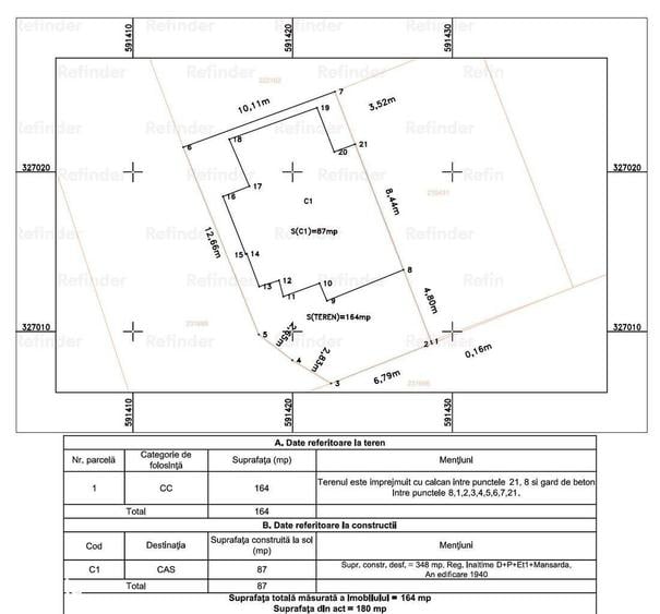 Casă cu 6 camere cu Teren 164 Mp în Vatra Luminoasă