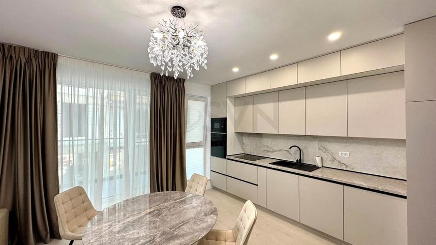Apartament cu 3 camere decomandat, mobilat în Pipera