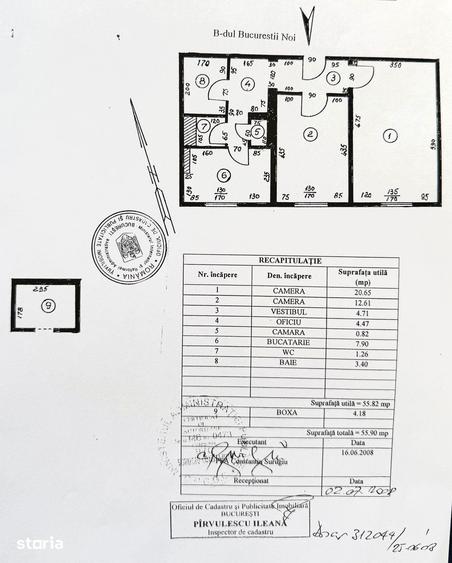 Apartament cu 2 camere, mobilat în Bucureștii Noi