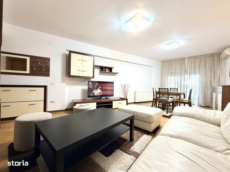 Apartament cu 3 camere semidecomandat în Herăstrău