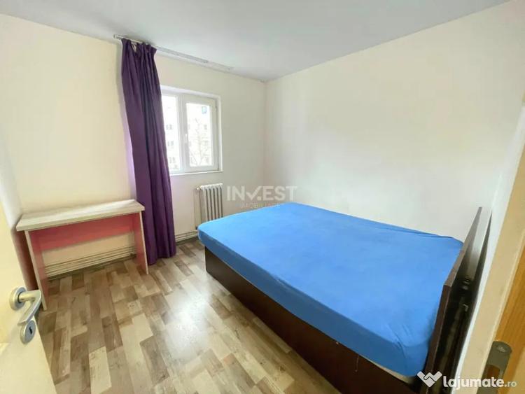 Apartament cu 2 camere semidecomandat, mobilat în Baza 3