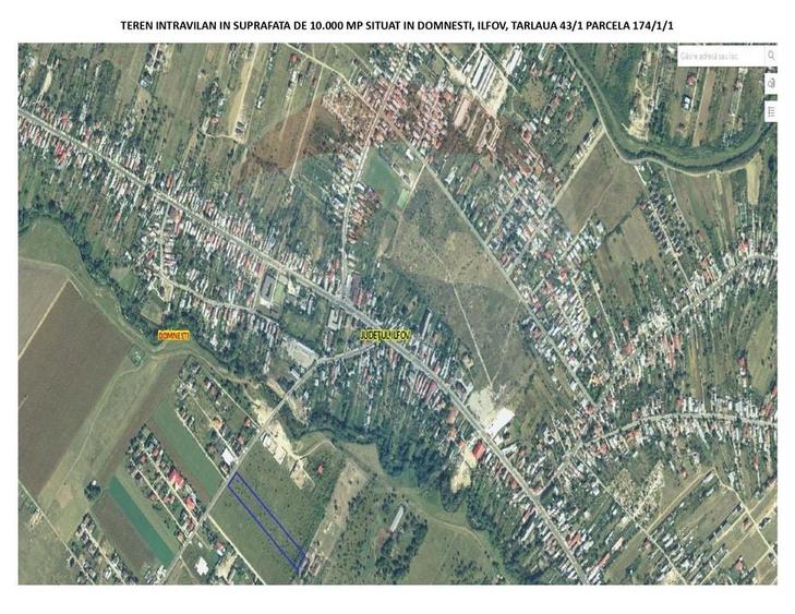 Teren agricol intravilan de 10000 mp, în Domnești