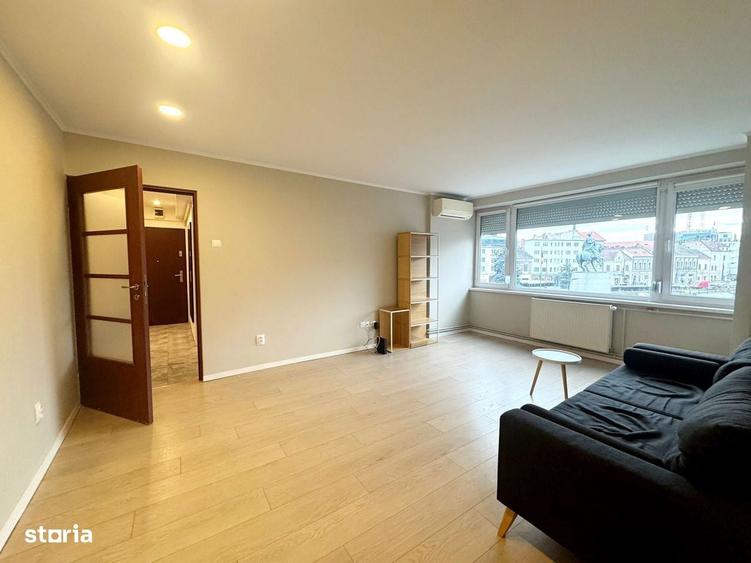 Apartament cu 2 camere semidecomandat în Central