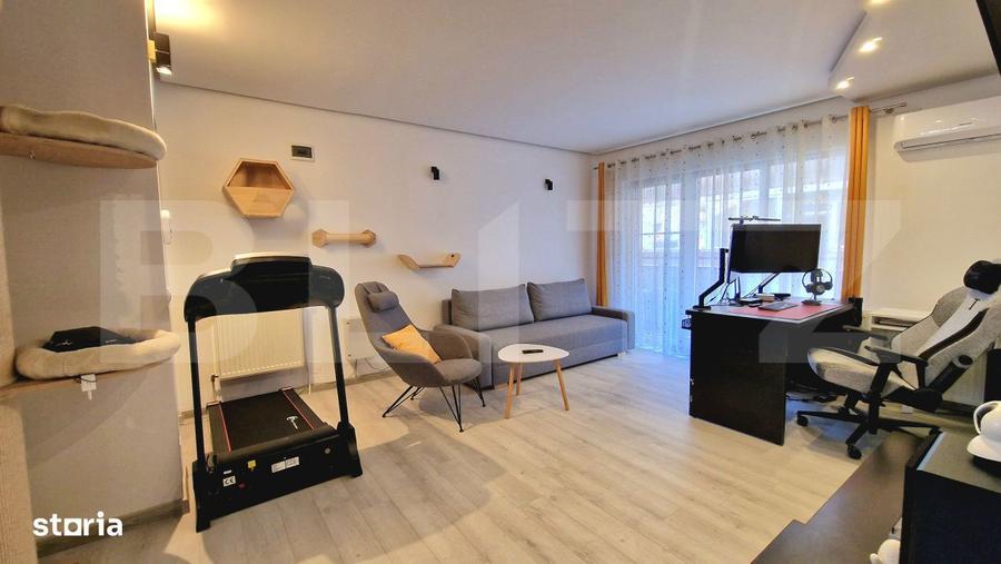 Apartament cu 2 camere semidecomandat, mobilat în Florești — fotografia 3