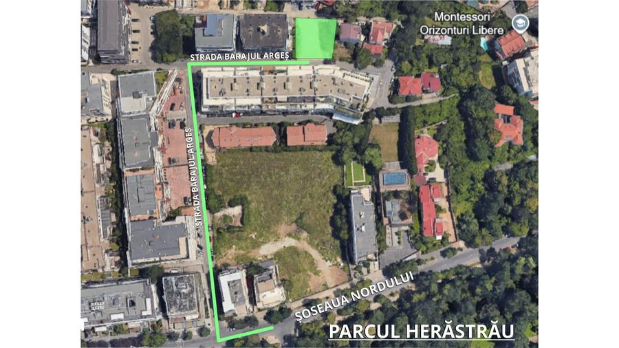 Teren de 702 mp, în Nordului