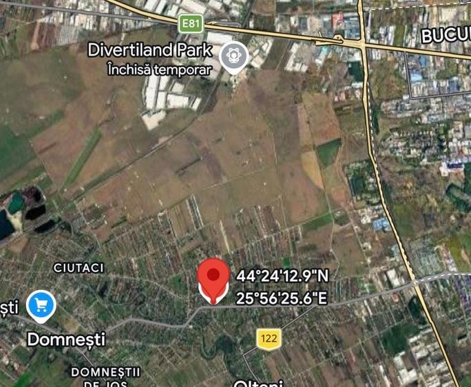 Teren Construcții intravilan de 580 mp, în Domnești