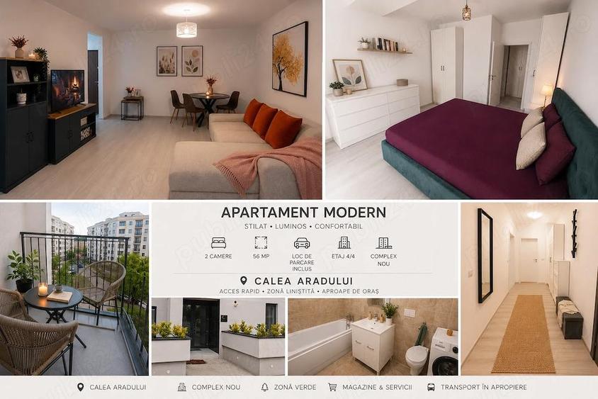 Inchiriez apartament nou 2 camere - 3