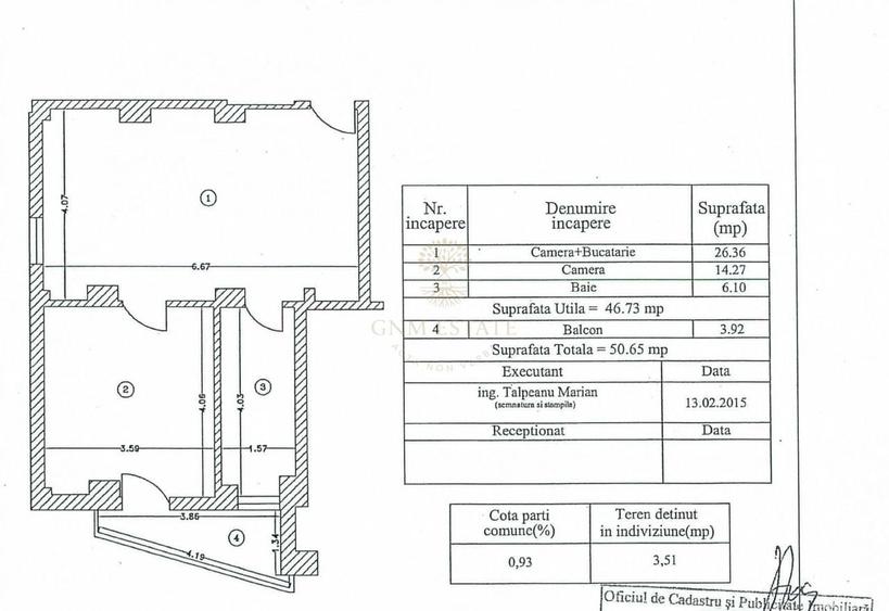 2 Camere | Bloc Nou | Zona Timpuri Noi - 3