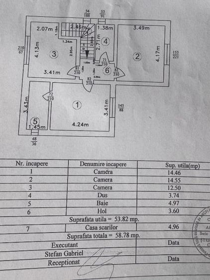 Casă individuală cu 4 camere cu Canalizare în Roșu