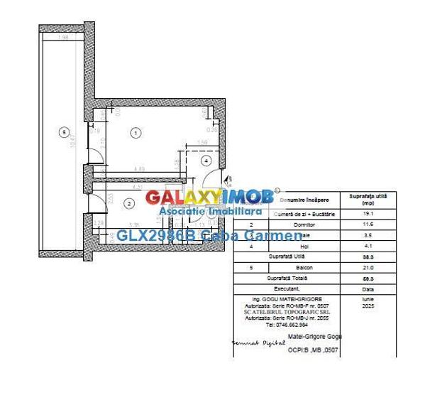 Apartament cu 2 camere decomandat, mobilat în Aviației