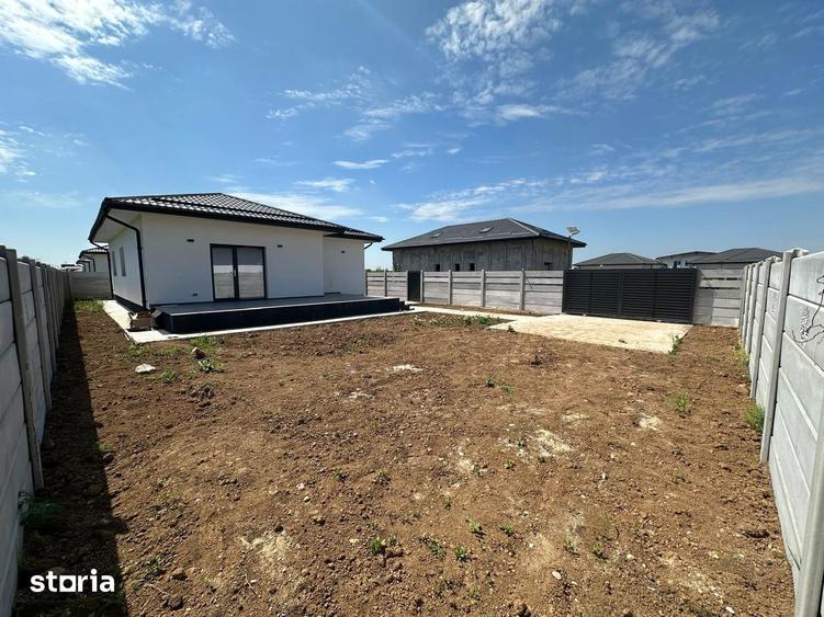 Casa in Clinceni cu incalzire in pardoseala, placa de beton si tripan - 11