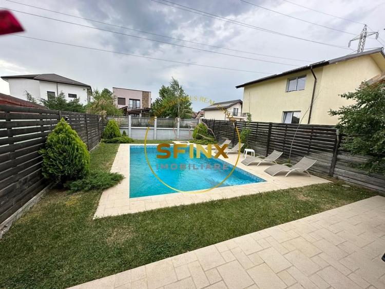 Casă individuală cu 4 camere cu Piscina în Măgurele