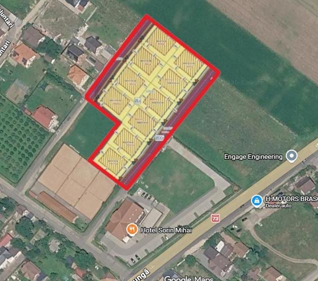 Teren Construcții intravilan de 603 mp, în Cristian
