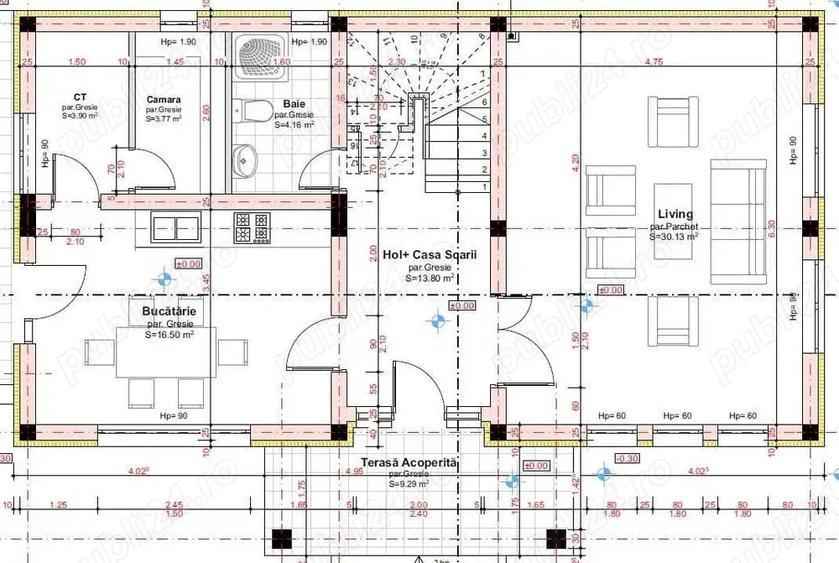 Casă cu 4 camere cu Teren 650 Mp în Sângeorgiu de Mureș