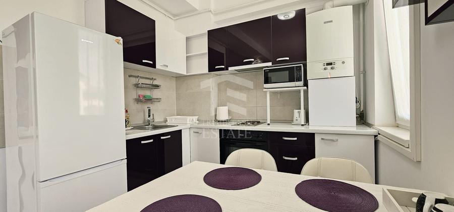 Garsonieră semidecomandată, mobilată în Central