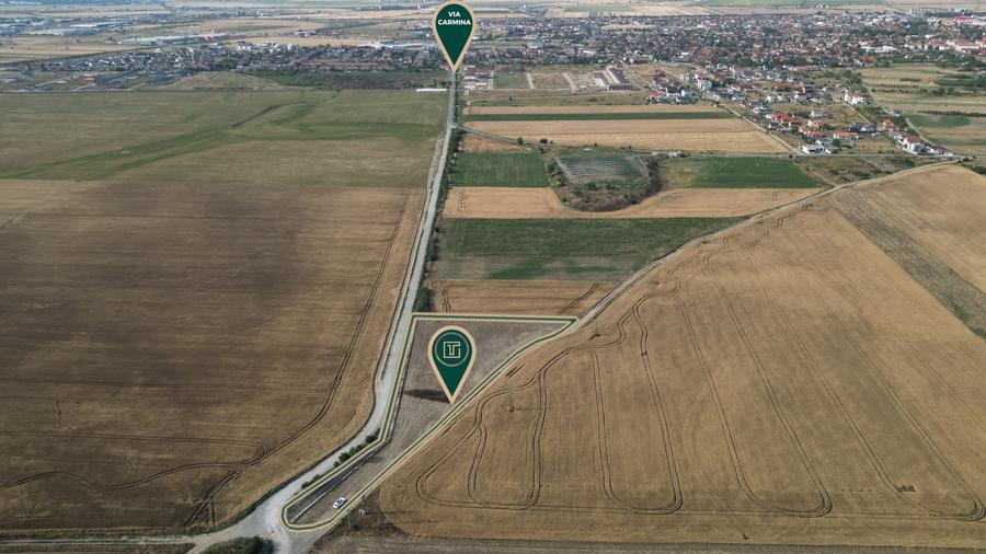 Teren Construcții intravilan de 5000 mp, în Vladimirescu