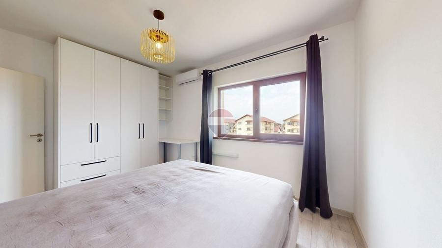 Apartament cu 2 camere decomandat, mobilat în Sânpetru