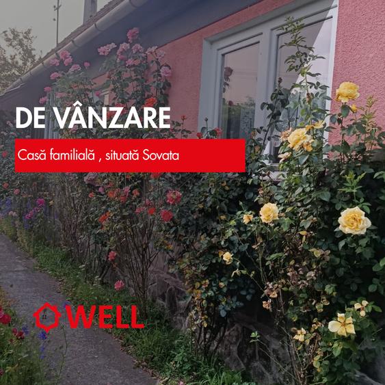 Casă individuală cu 2 camere cu Teren 1254 Mp în Sovata