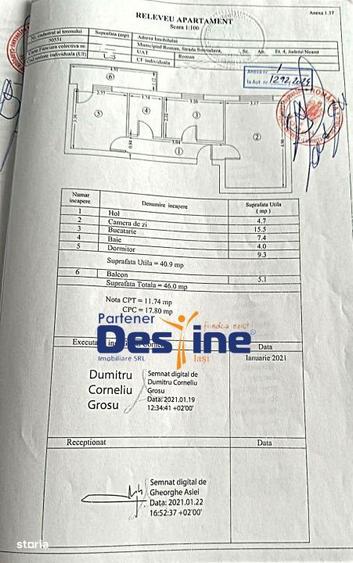 Apartament cu 2 camere decomandat în Central