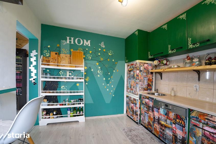 Apartament cu 3 camere semidecomandat în Cedonia