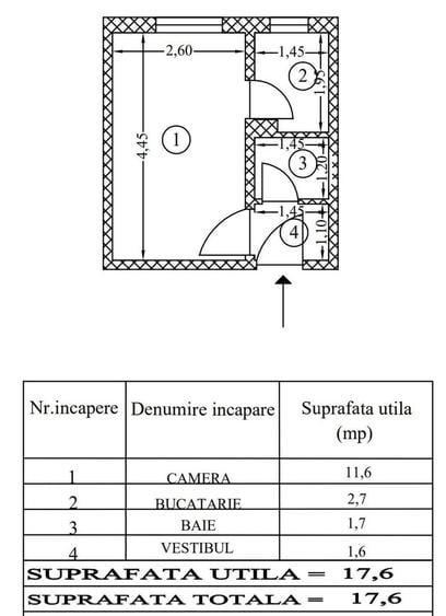 Garsonieră semidecomandată în Drumul Taberei
