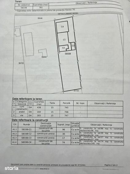 Casă cu 5 camere cu Teren 781 Mp în Central
