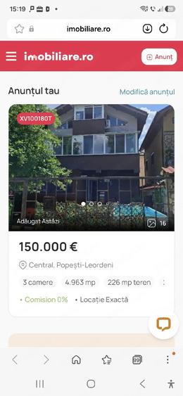 Apartament cu 3 camere decomandat în Central
