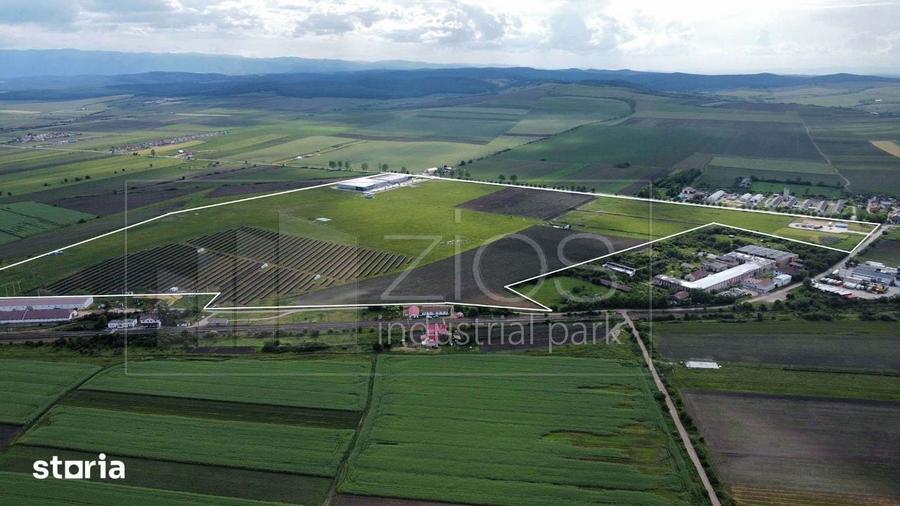 Teren industrial de vanzare cu PUZ aprobat si utilitati - 2