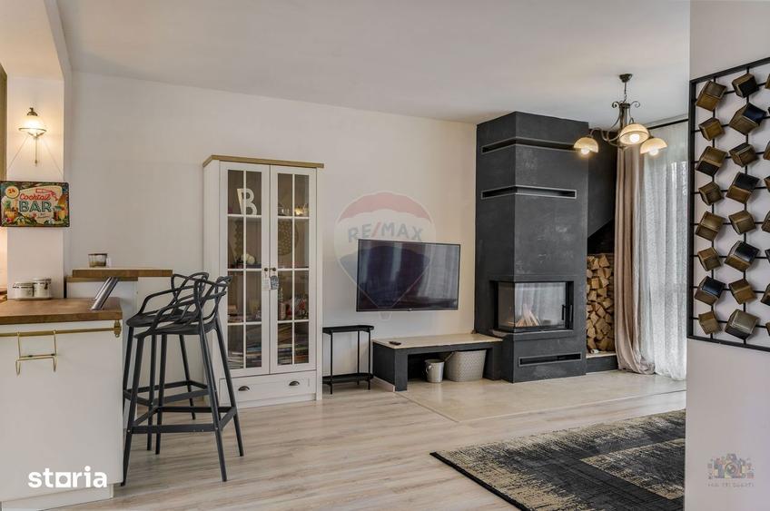 Pipera | 4 camere | semineu + piatra naturala | bucatarie eleganta - 19