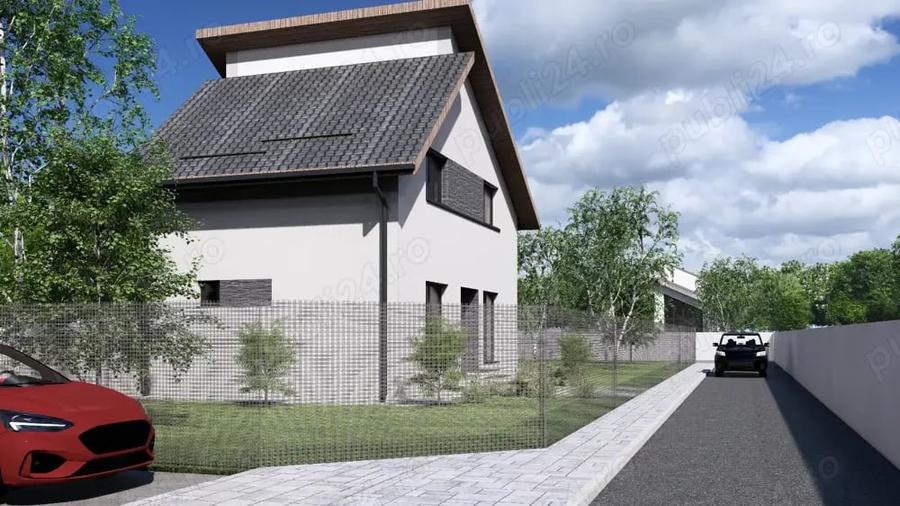 Casa P+1+M 110 mp utili + curte 550 mp BRANESTI - 1
