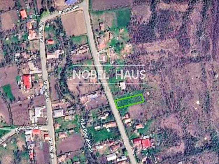 Teren de 1279 mp, în Bogdănești