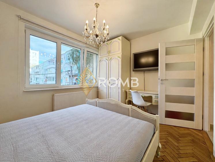 Apartament cu 3 camere semidecomandat, mobilat în Grigorescu