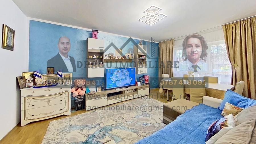 Apartament cu 3 camere decomandat în Est