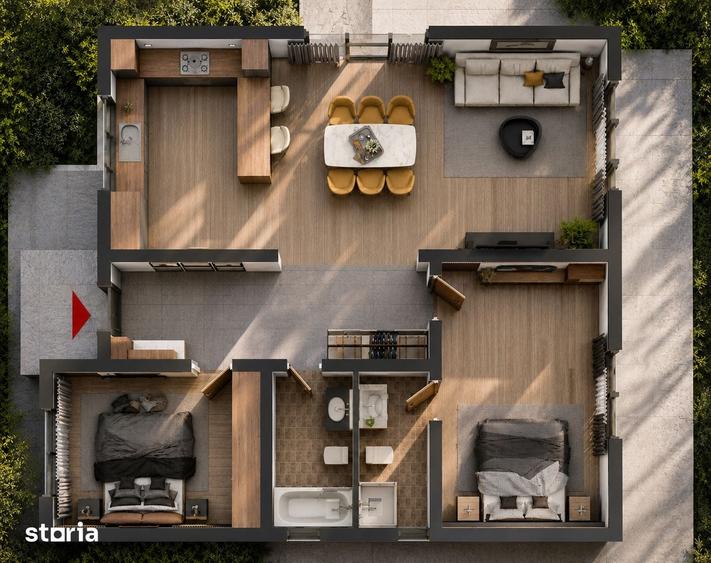Casă cu 3 camere cu Teren 484 Mp în Prejmer