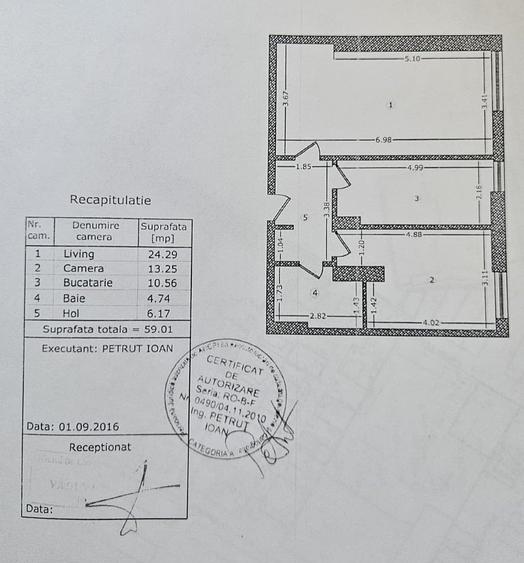 Apartament cu 2 camere decomandat, mobilat în Lujerului