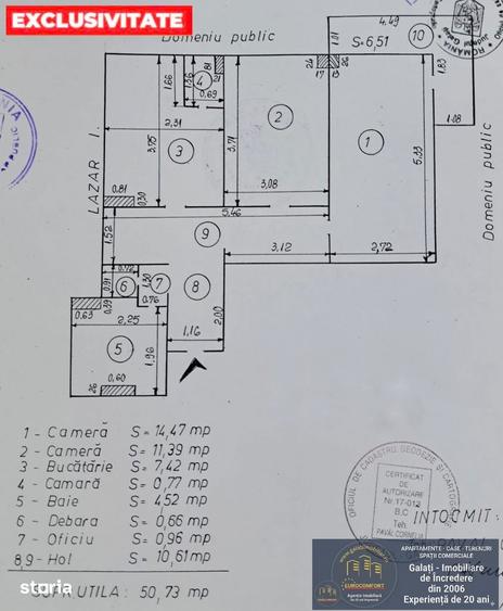Apartament cu 2 camere în Siderurgiștilor