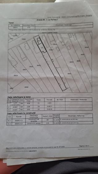 Casă cu 4 camere în Poienarii Apostoli