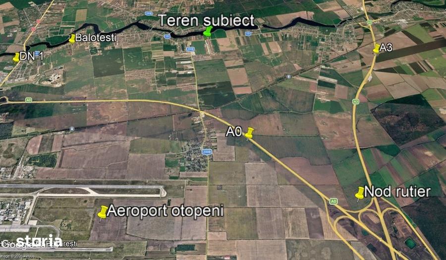 Teren de 14563 mp, în Balotești