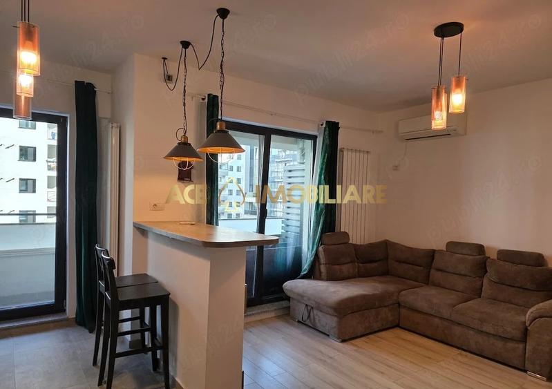 Apartament cu 3 camere semidecomandat, mobilat în Grozăvești