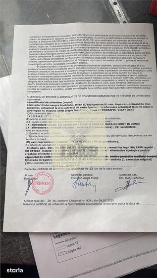 Teren de 960 mp, în Roșia
